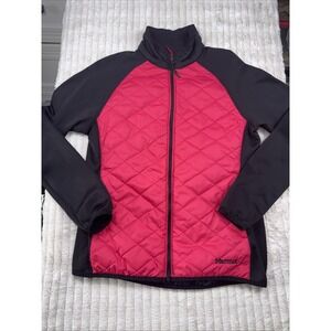Marmot‎ Jacket Womens Small Pink Hybrid Puffer Softshell Outdoors Hiking Casual